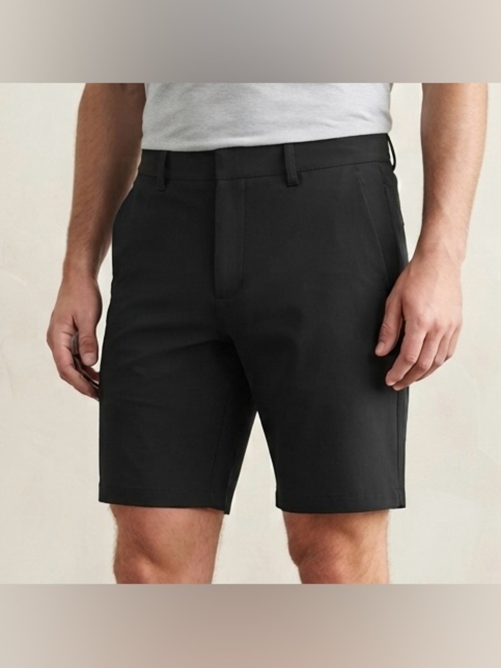 Kyodan Golf Mens Black Flat Front Performance Golf Shorts Size 34